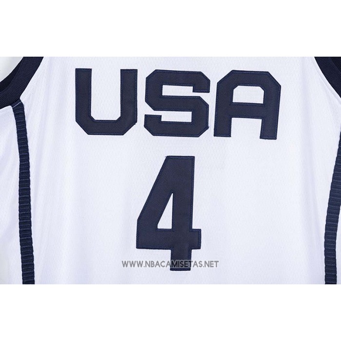 Camiseta USA 2021 Bradley Beal NO 4 Blanco